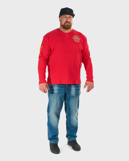 BROOKS III LS Men's T-Shirt RED