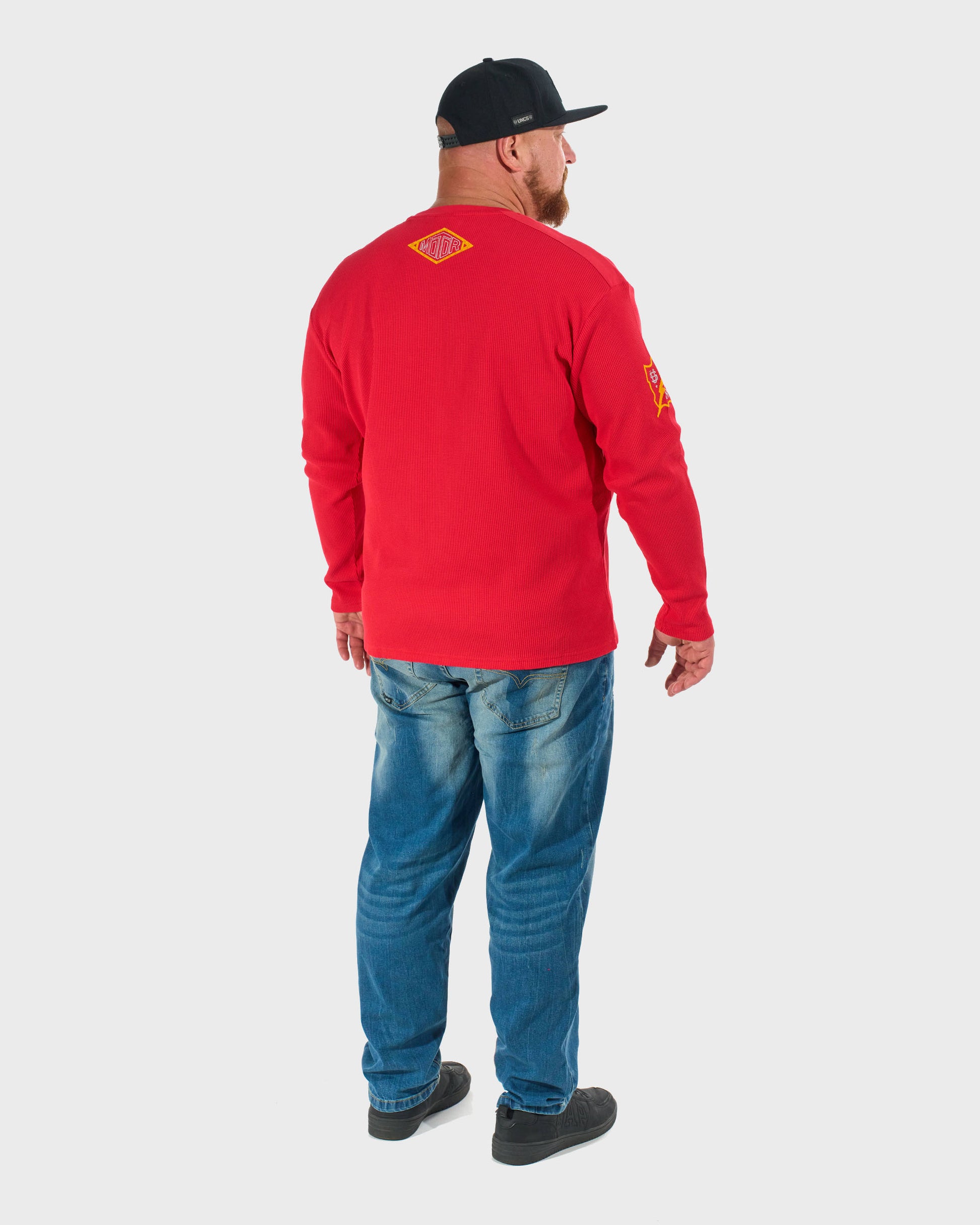 BROOKS III LS Men's T-Shirt RED