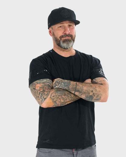 BRADY II Men's T-Shirt BLACK/BLACK