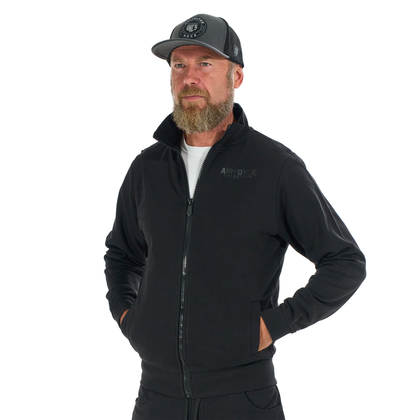 AIRFORCE IV Men's Sweatshirt BLACK