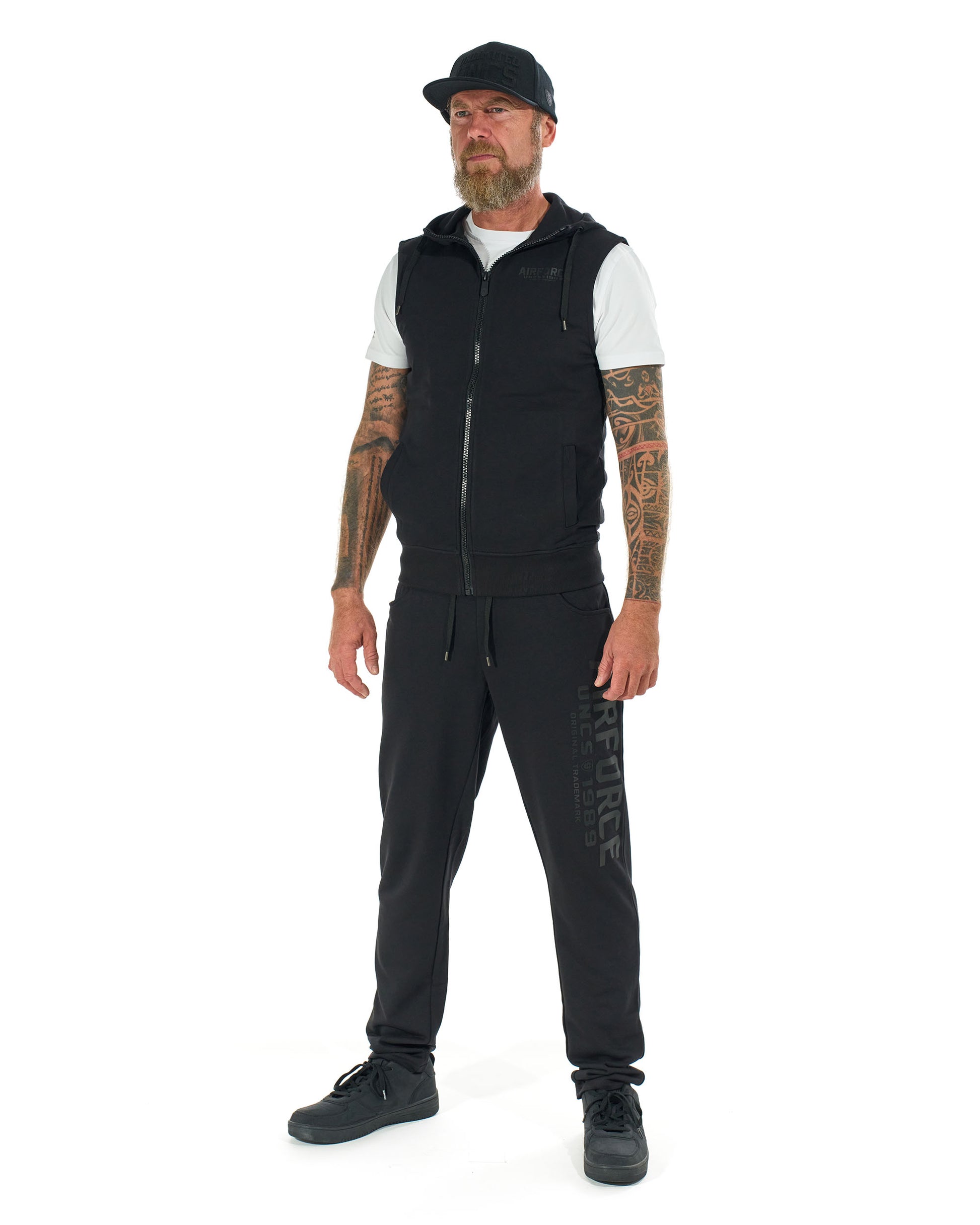 AIRFORCE IV Men's Sweatpants BLACK