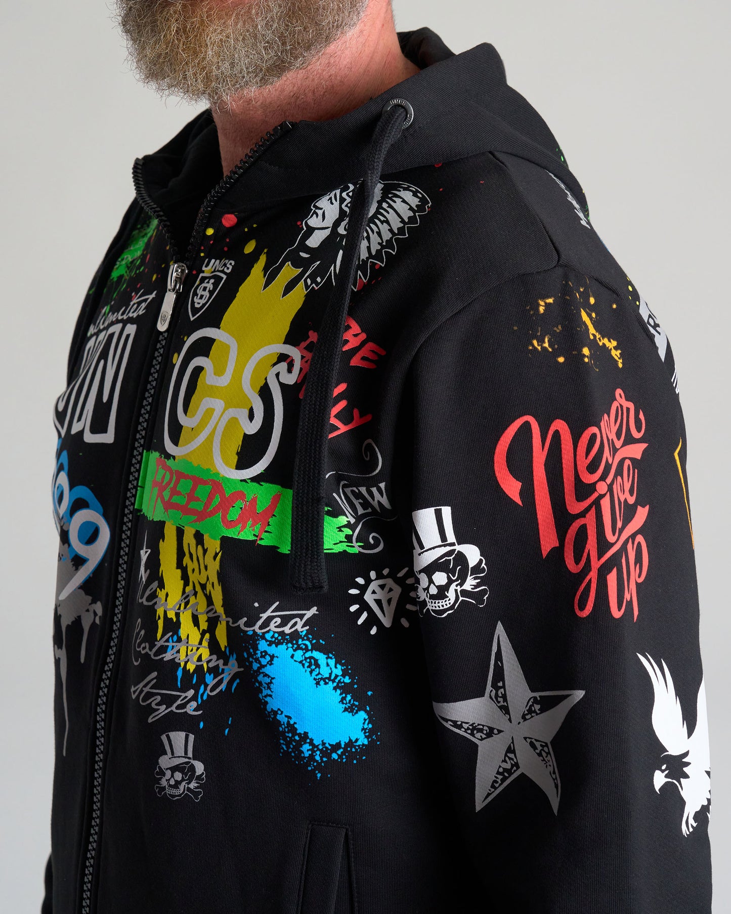 FREEDOM Men's Sweatshirt BLACK
