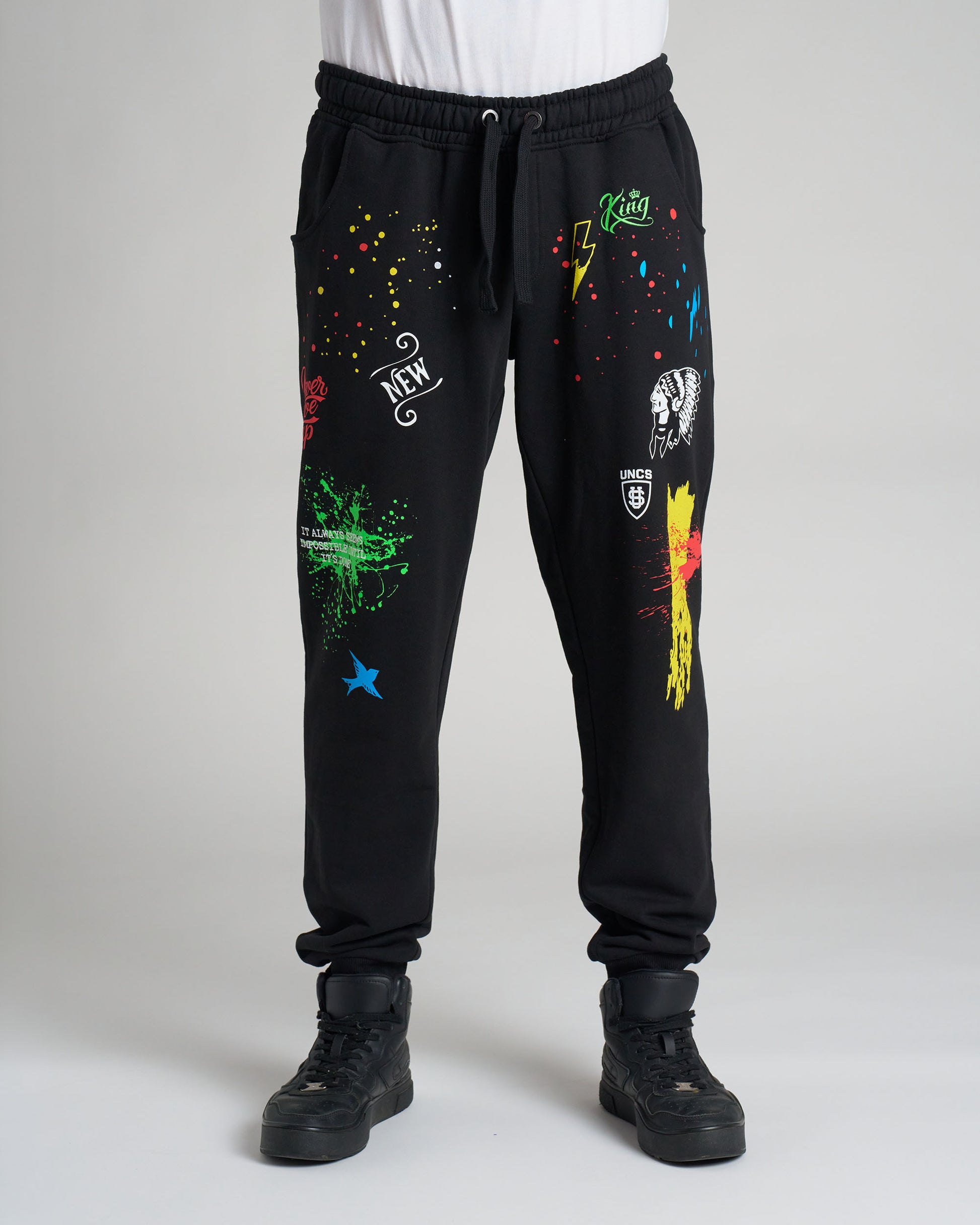 FREEDOM Men's Sweatpants BLACK