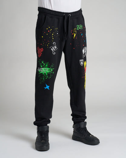 FREEDOM Men's Sweatpants BLACK