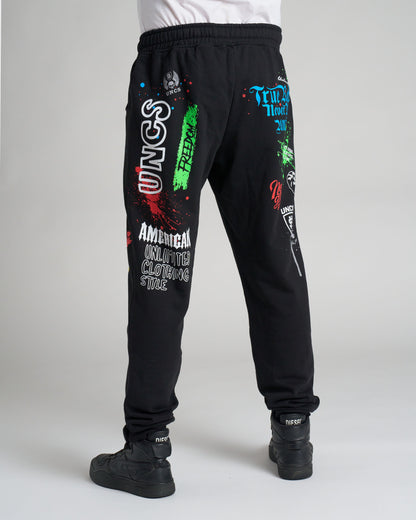 FREEDOM Men's Sweatpants BLACK