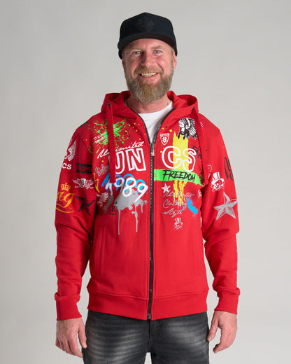 FREEDOM Men's Sweatshirt RED