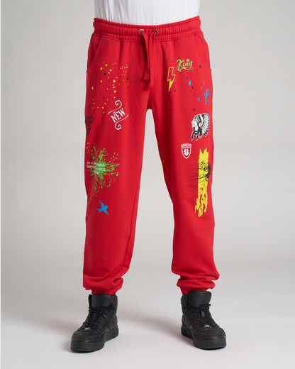 FREEDOM Men's Sweatpants RED
