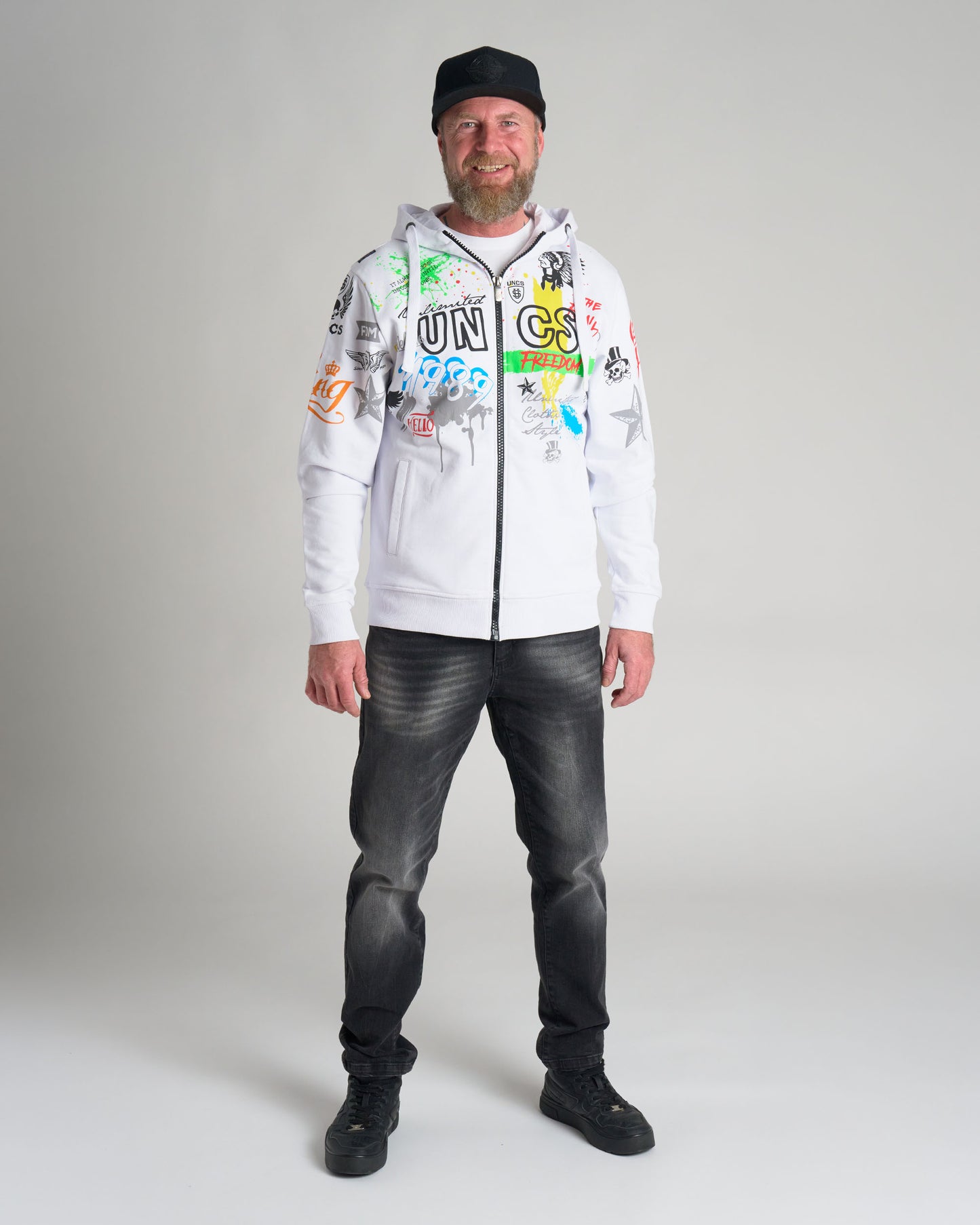 FREEDOM Men's Sweatshirt WHITE