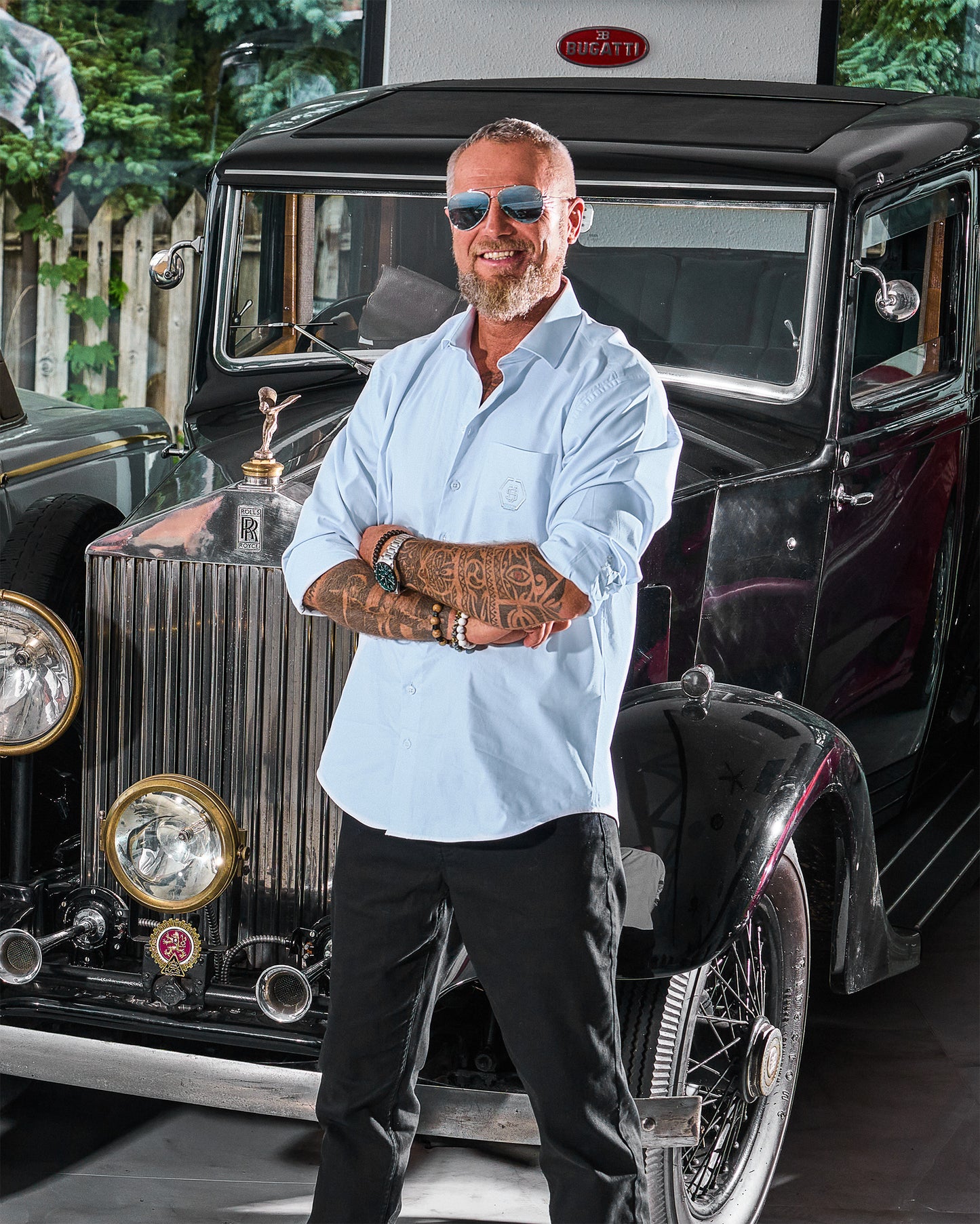 MONROE II Men's Shirt BLUE