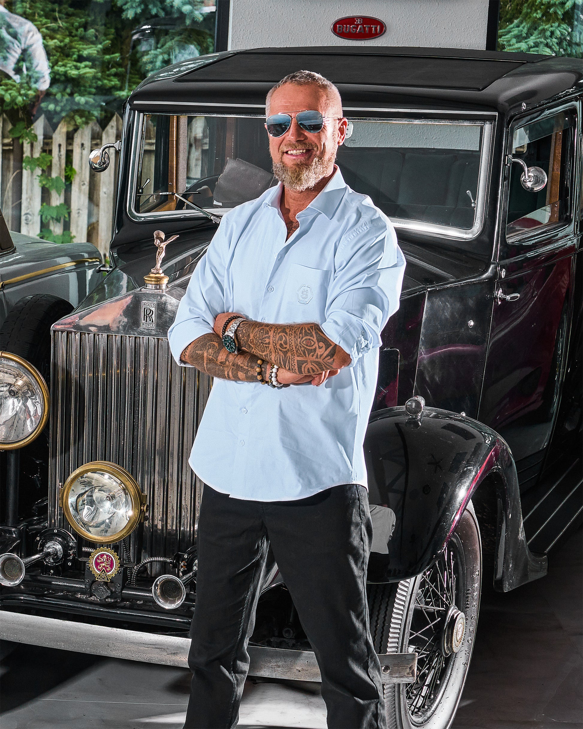 MONROE II Men's Shirt BLUE