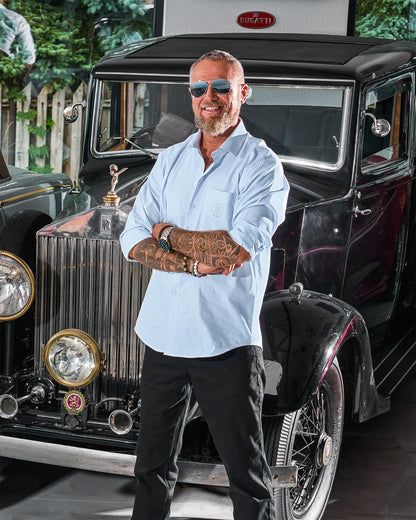 MONROE II Men's Shirt BLUE