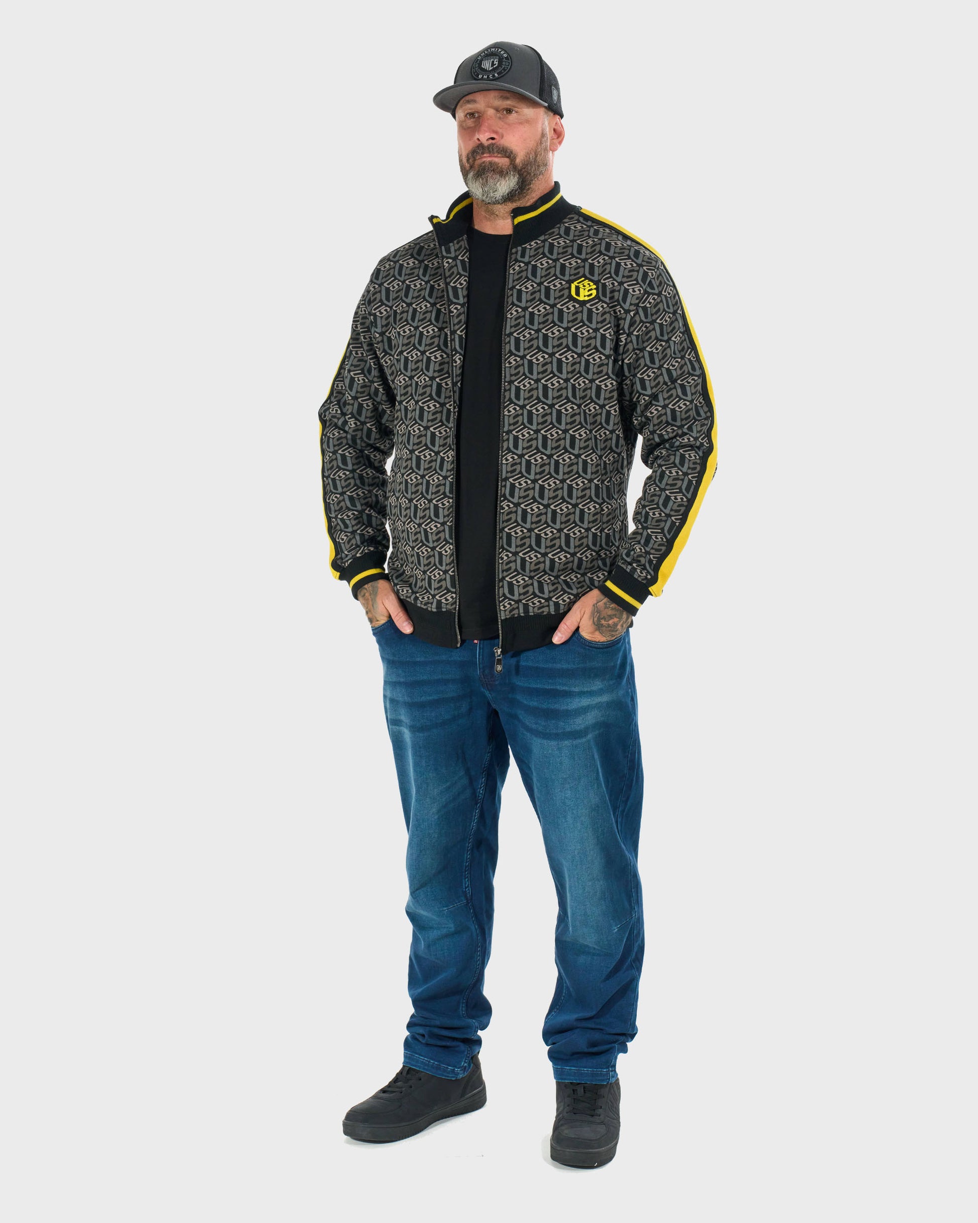 COLIN Men's Jacket BLACK/YELLOW