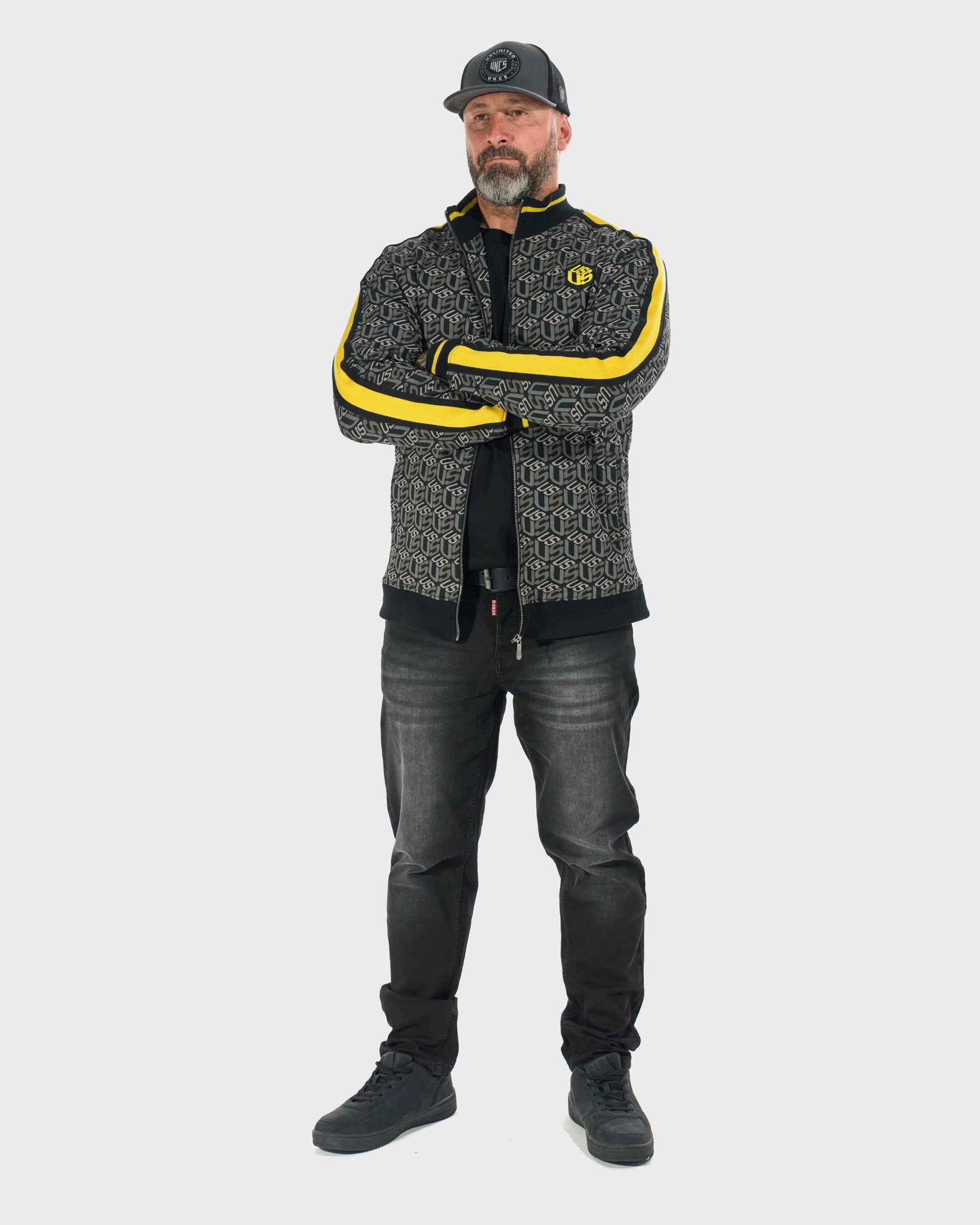 COLIN Men's Jacket BLACK/YELLOW