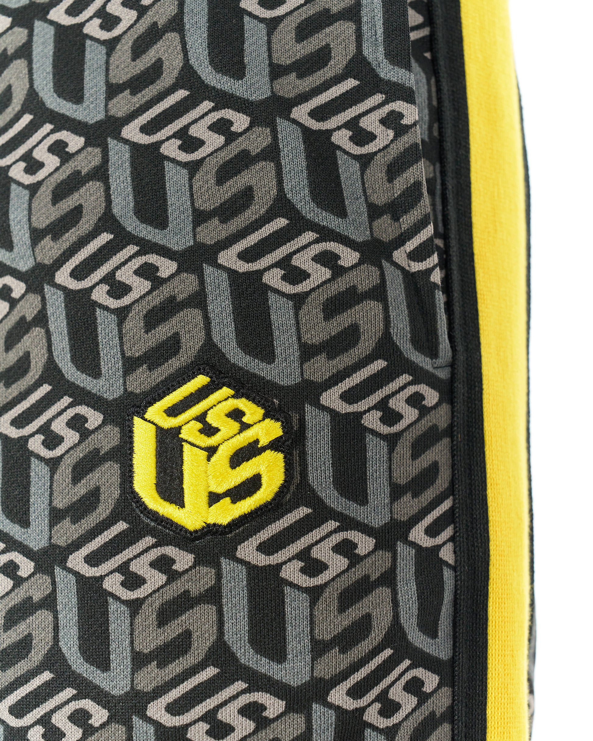 COLIN Men's Sweatpants BLACK/YELLOW