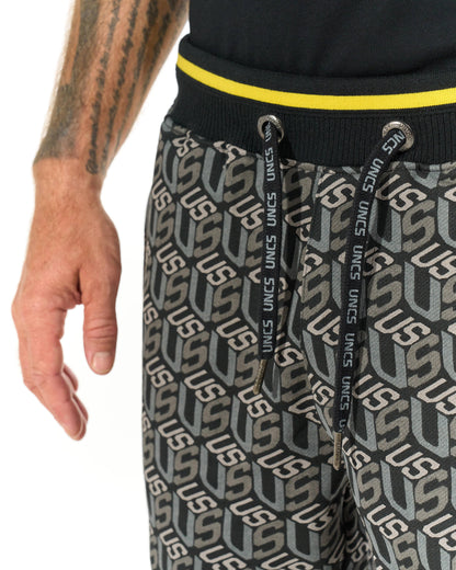 COLIN Men's Sweatpants BLACK/YELLOW