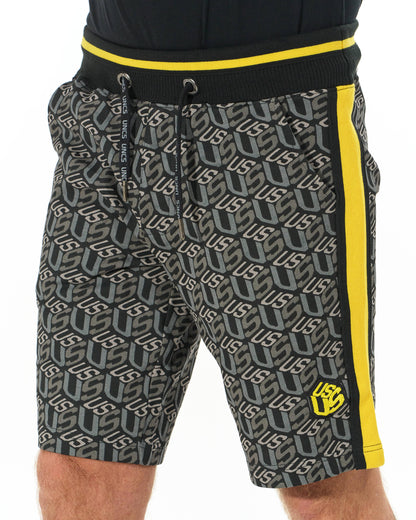 COLIN Men's Shorts BLACK/YELLOW