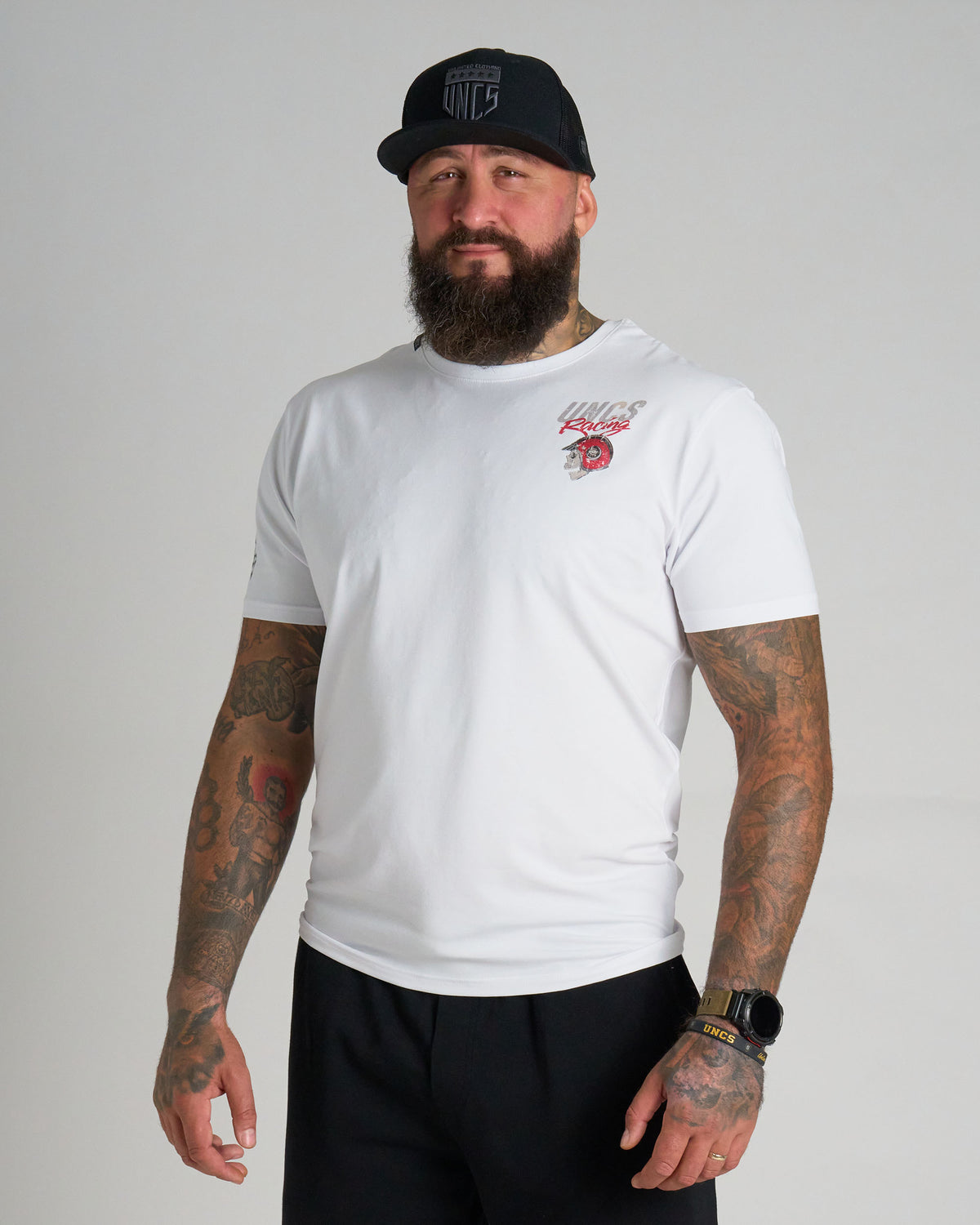 RACING Men's T-Shirt WHITE