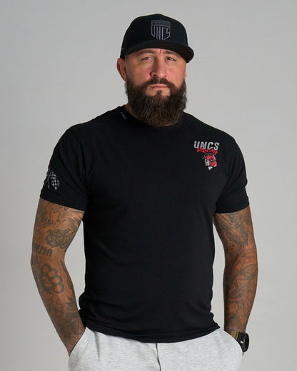 RACING Men's T-Shirt BLACK