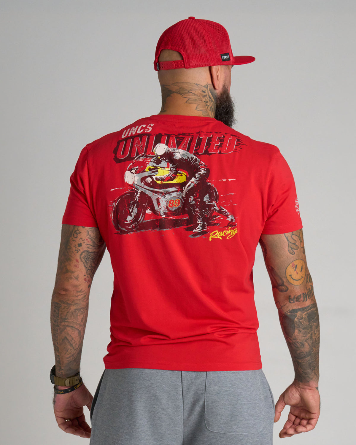 RACING Men's T-Shirt RED