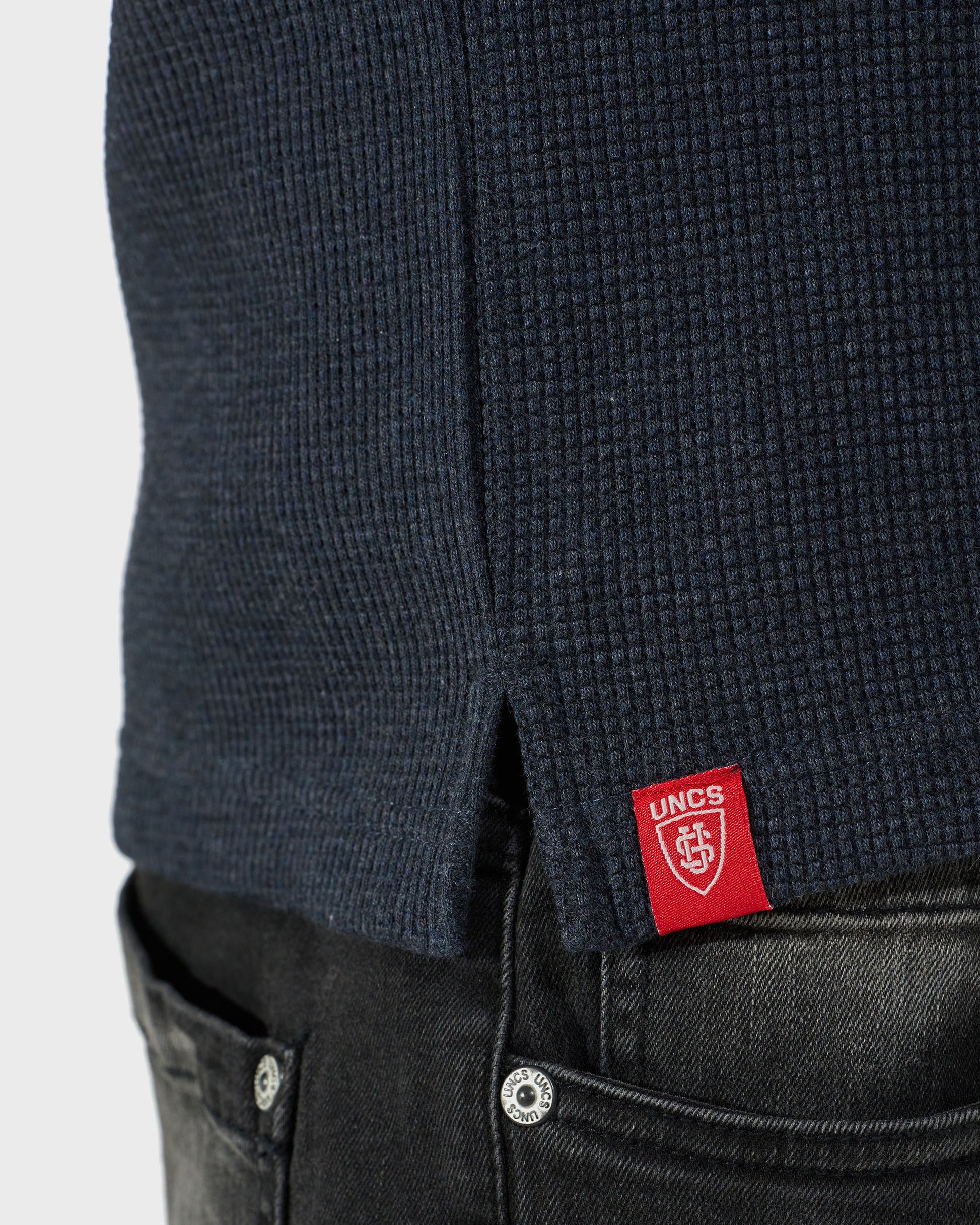 MARLOW III LS Men's T-Shirt BLUE/GREY