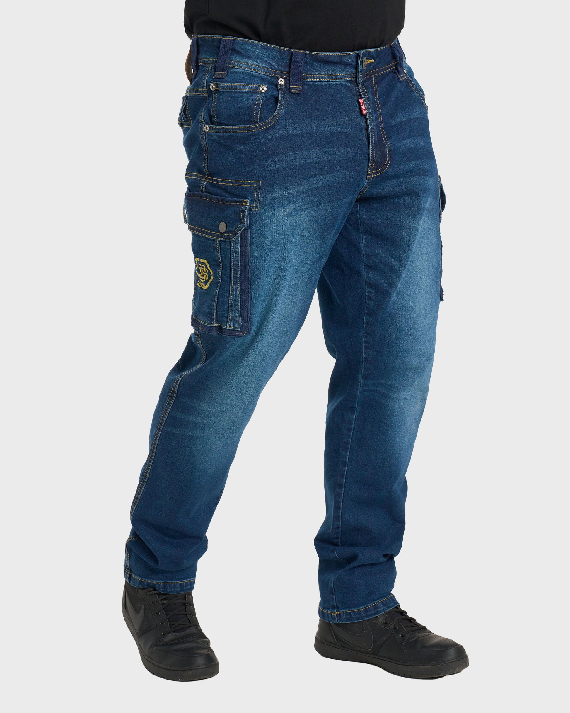 SCOTT II Men's Trousers DARK BLUE