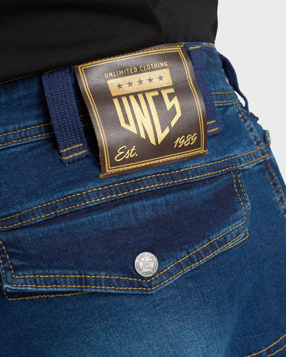 SCOTT II Men's Trousers DARK BLUE