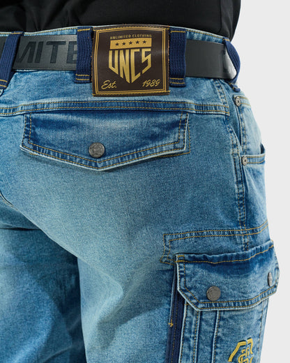 SCOTT II Men's Trousers LIGHT BLUE