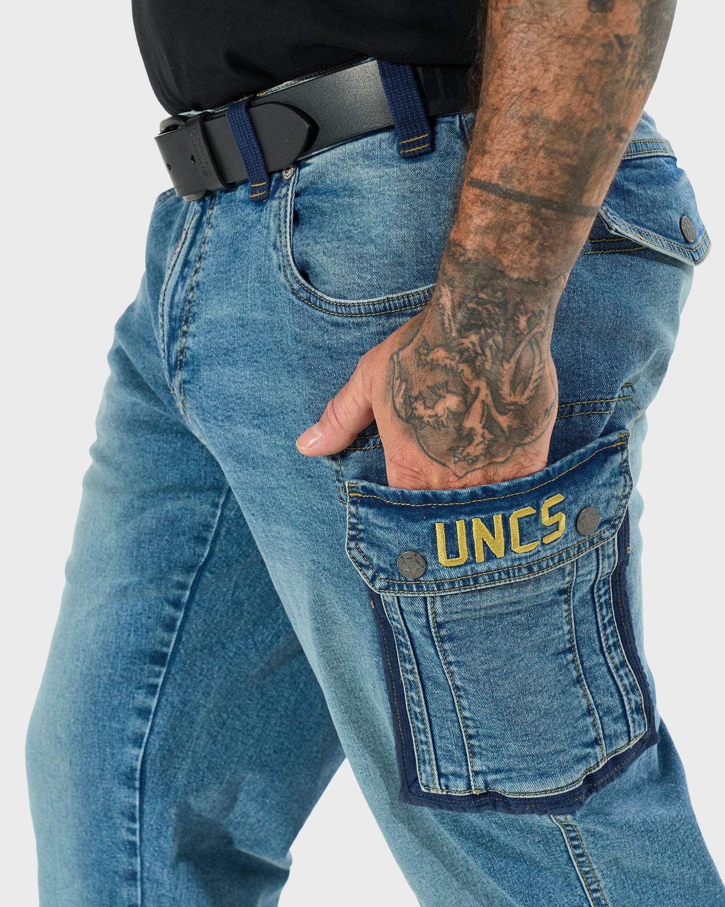 SCOTT II Men's Trousers LIGHT BLUE