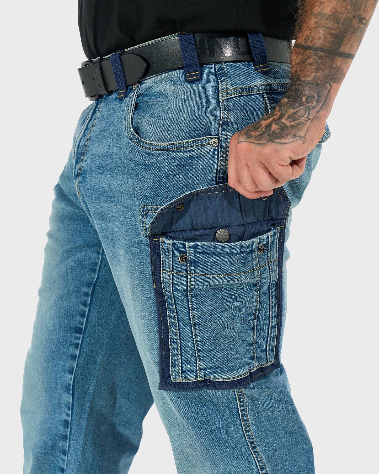 SCOTT II Men's Trousers LIGHT BLUE