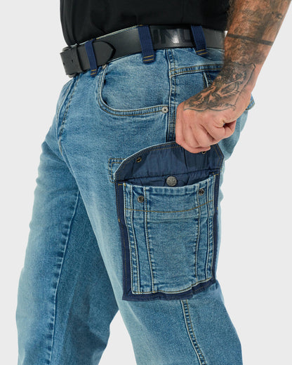 SCOTT II Men's Trousers LIGHT BLUE