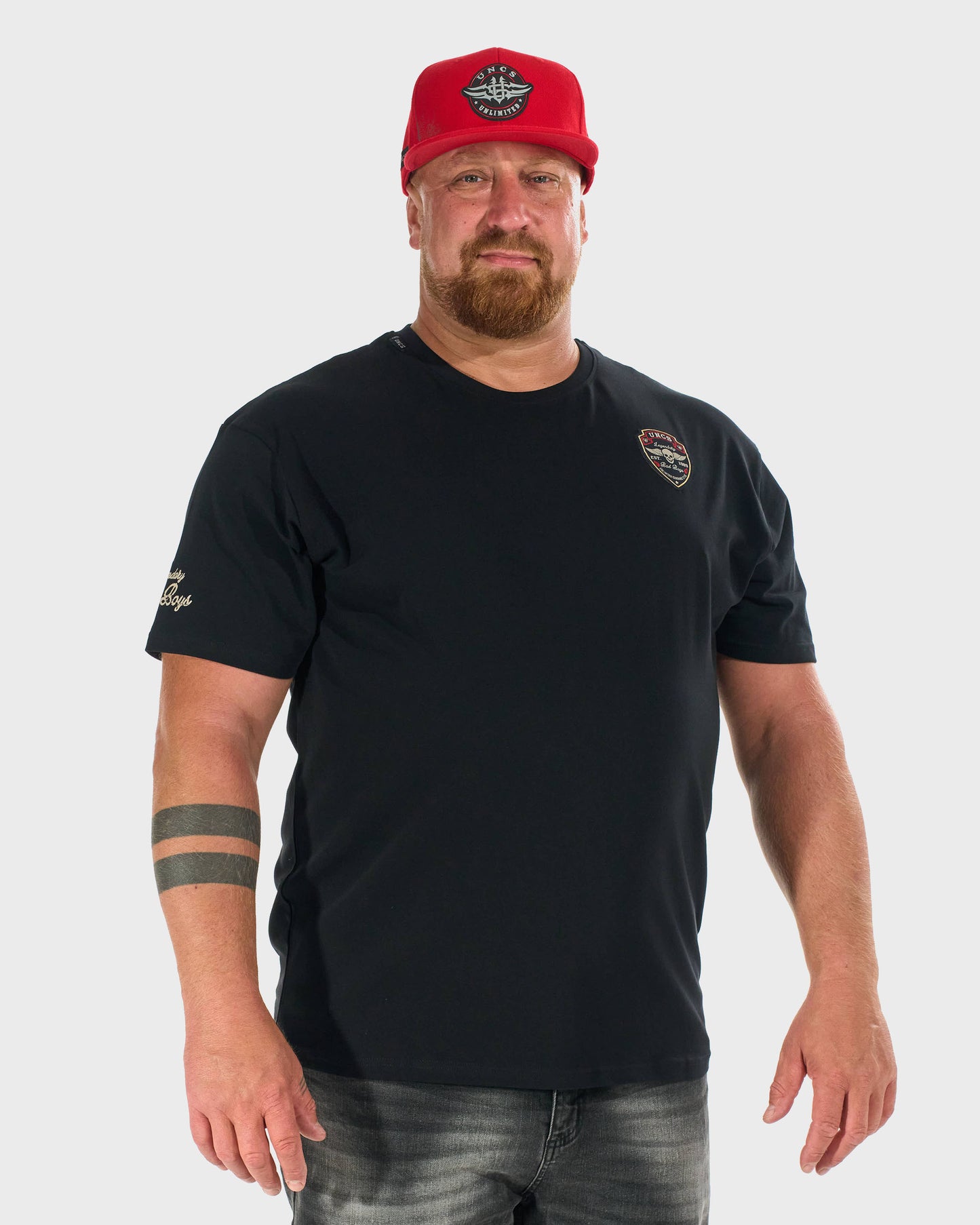 BAD BOYS Men's T-Shirt BLACK/RED