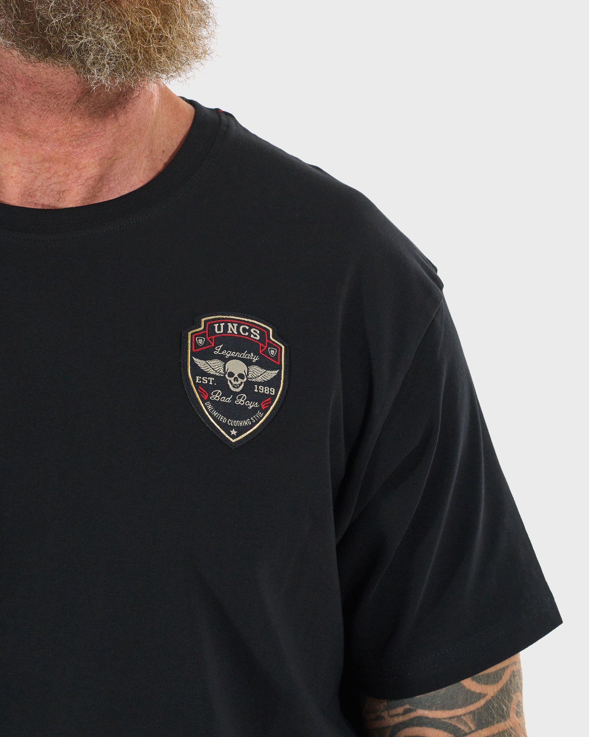 BAD BOYS Men's T-Shirt BLACK/RED
