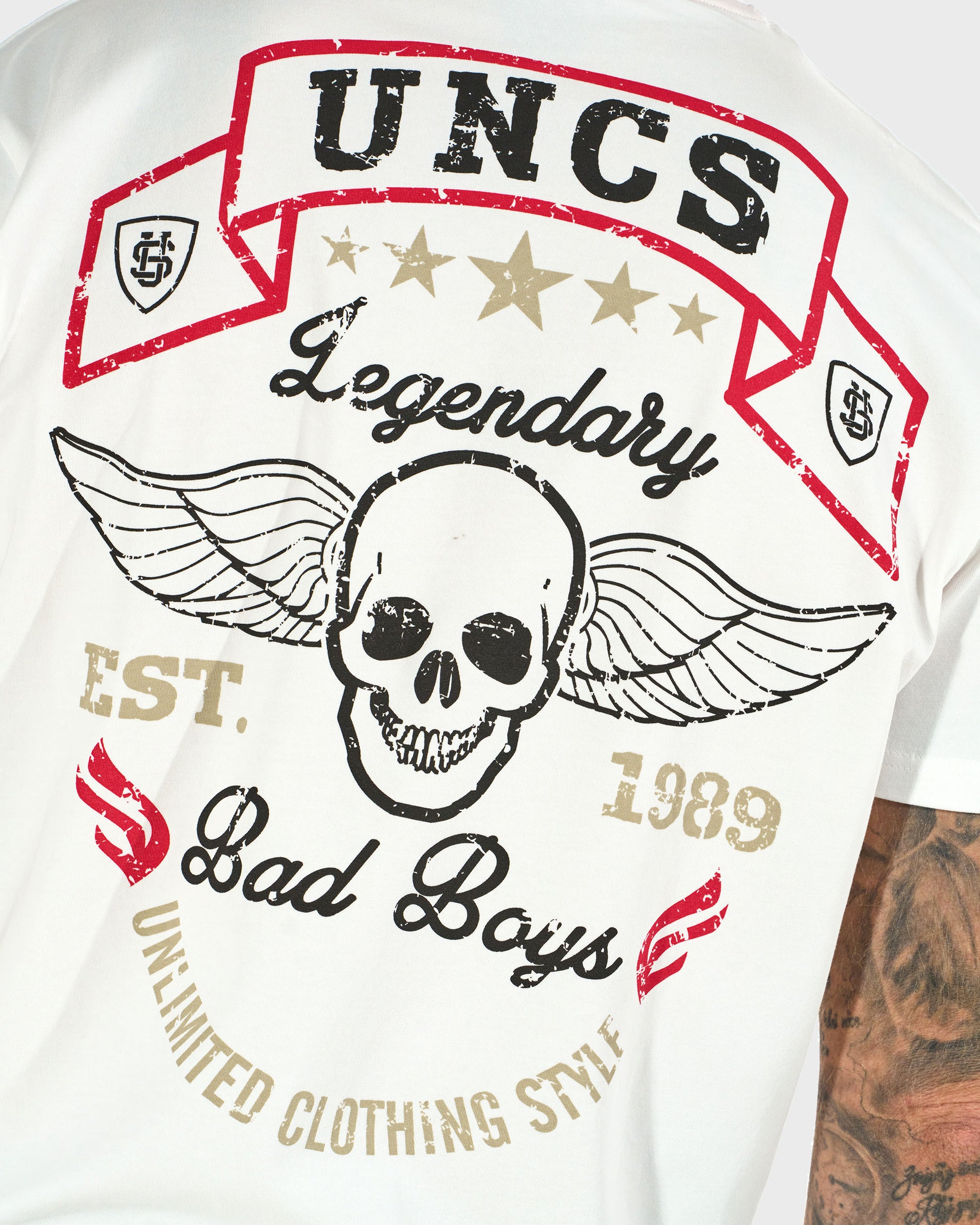 BAD BOYS Men's T-Shirt WHITE