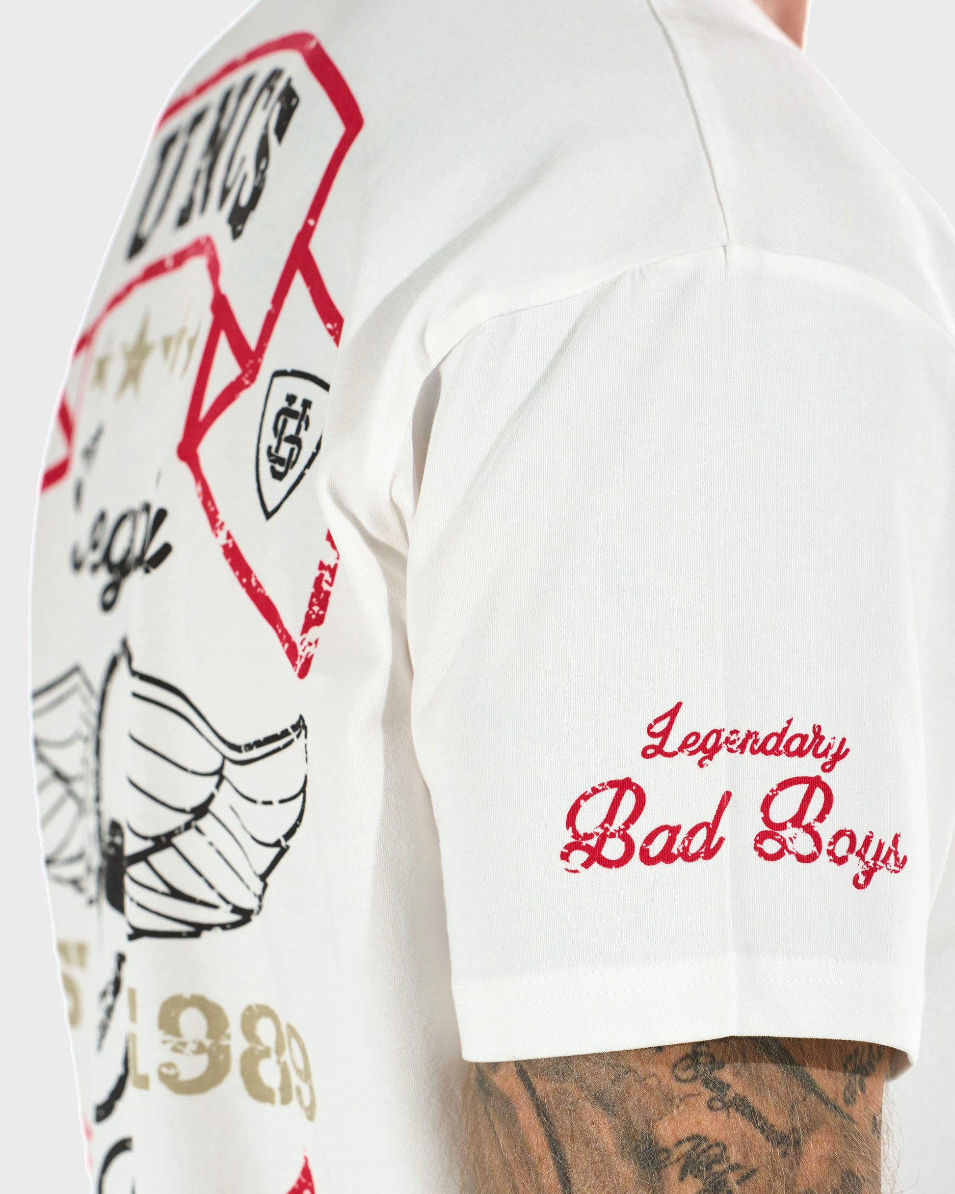 BAD BOYS Men's T-Shirt WHITE