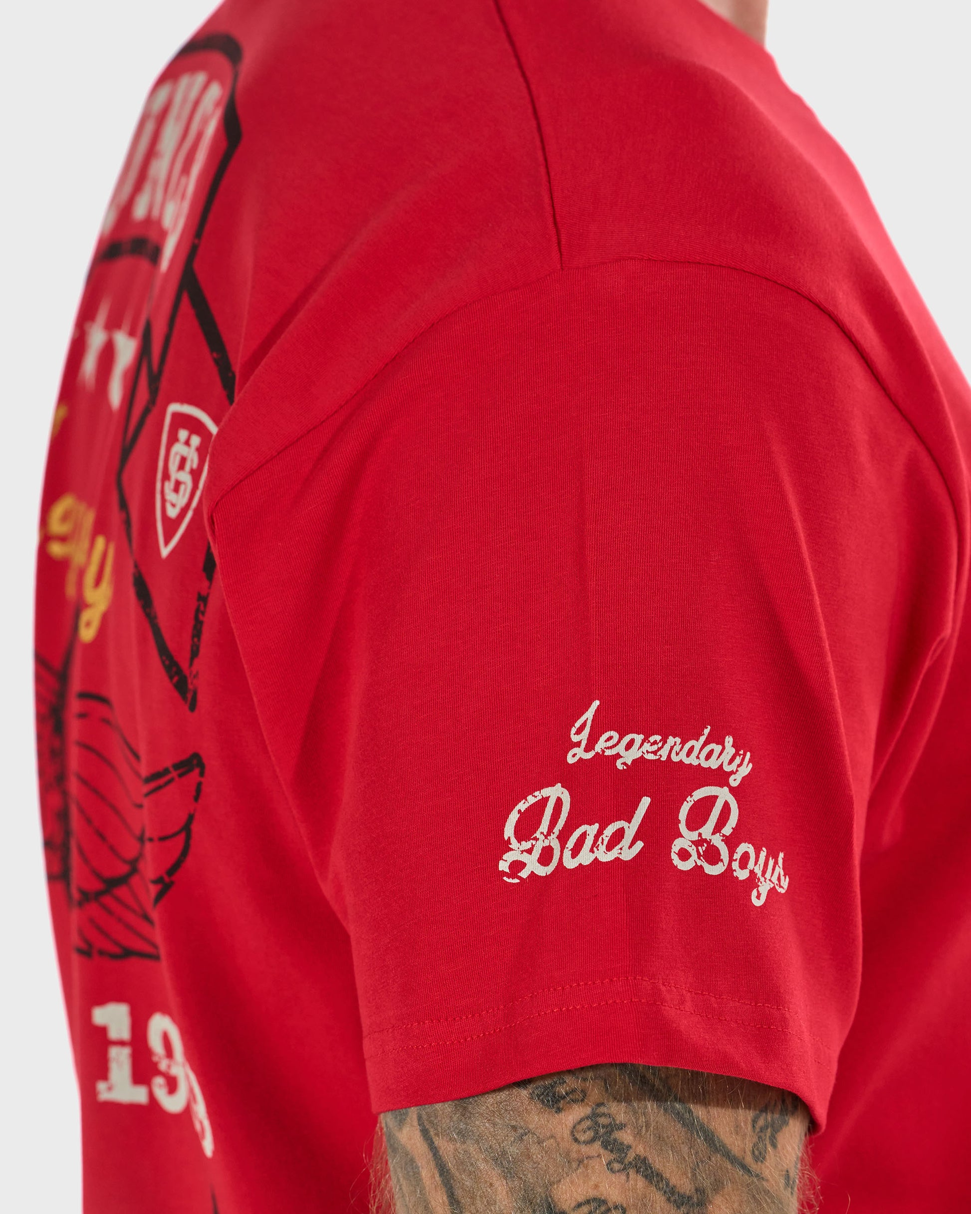 BAD BOYS Men's T-Shirt RED