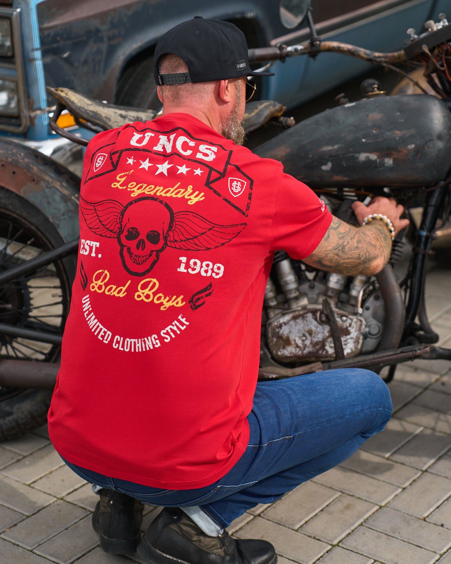 BAD BOYS Men's T-Shirt RED