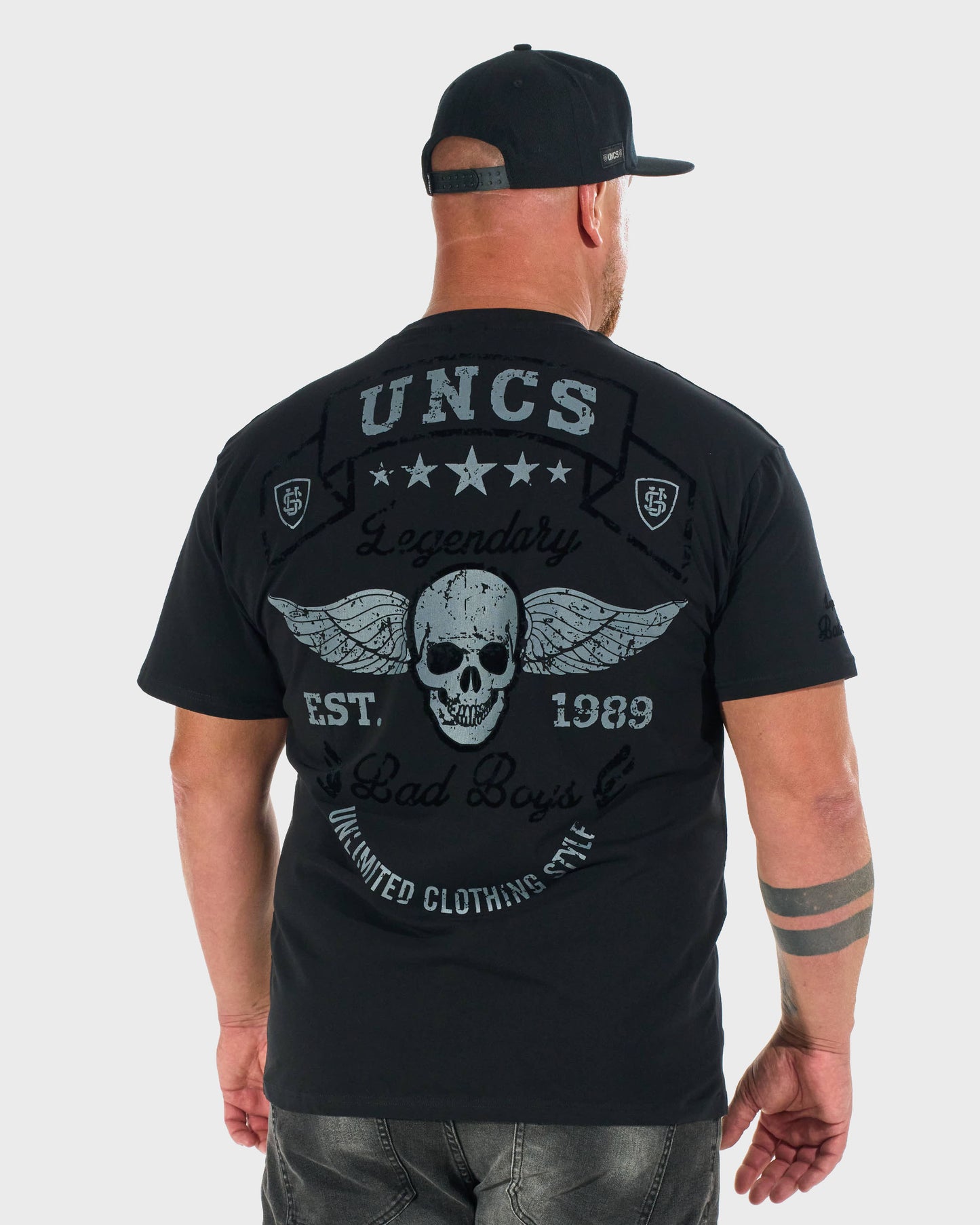 BAD BOYS Men's T-Shirt BLACK/GREY