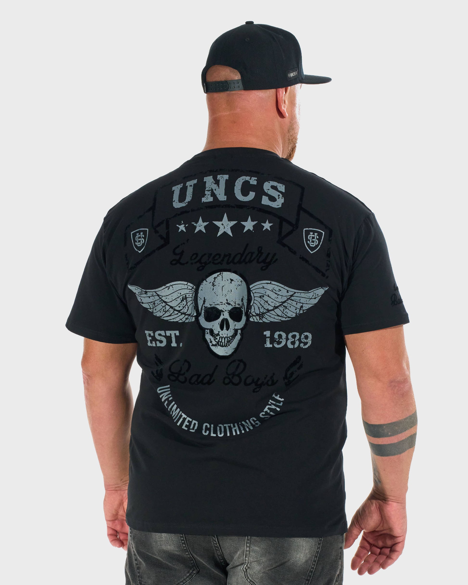 BAD BOYS Men's T-Shirt BLACK/GREY