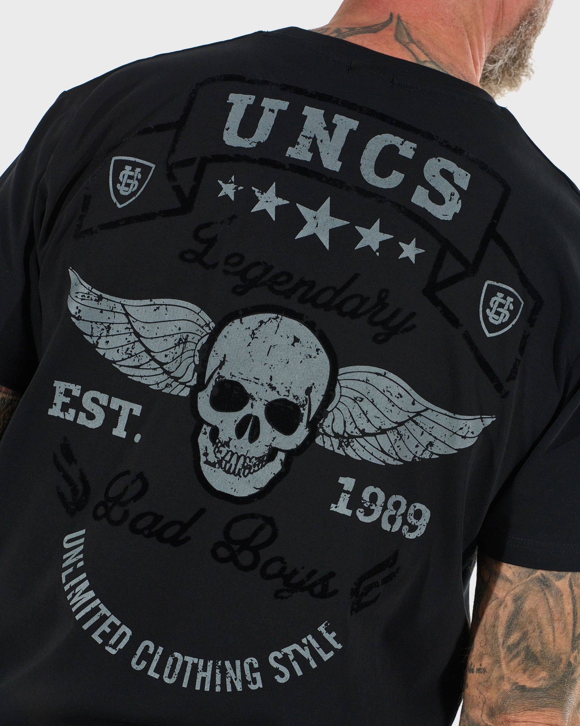 BAD BOYS Men's T-Shirt BLACK/GREY