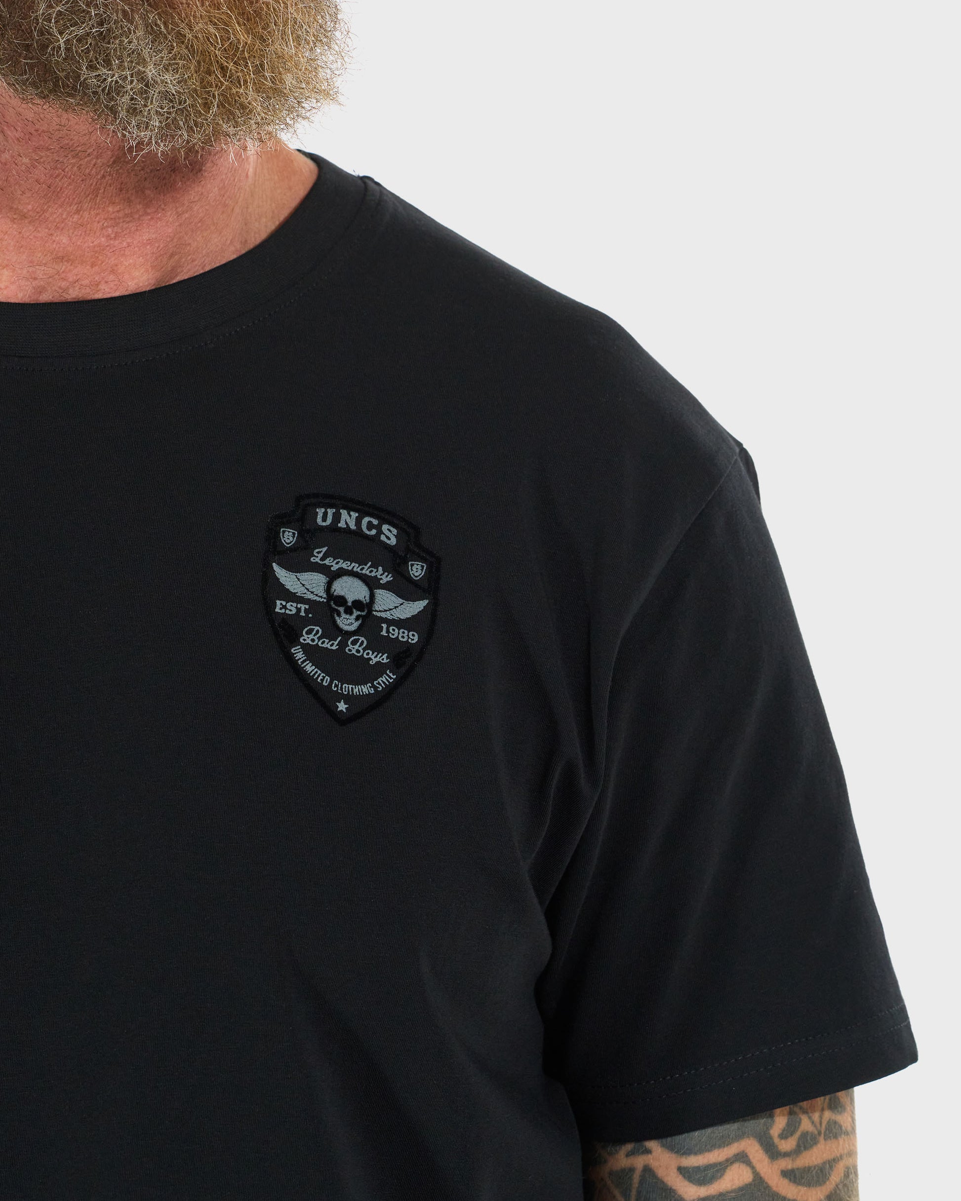 BAD BOYS Men's T-Shirt BLACK/GREY