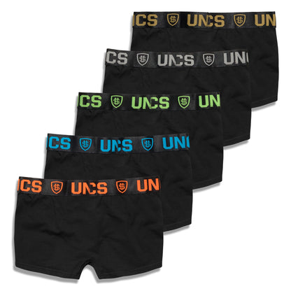 HEXAGON Underwear 5 pcs (MEDIUM) BLACK