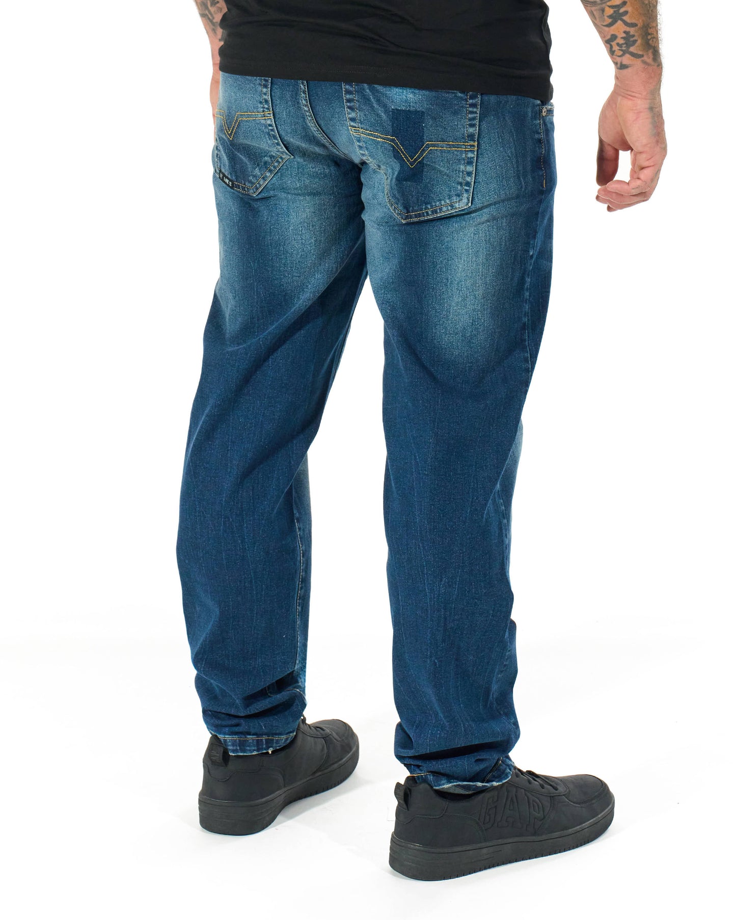 TYRONE V Men's Trousers DARK BLUE