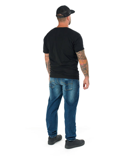 TYRONE V Men's Trousers DARK BLUE