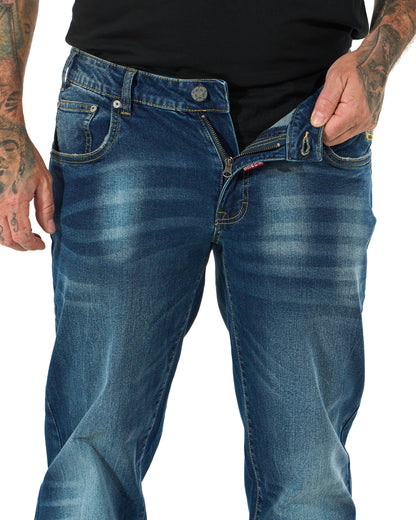 TYRONE V Men's Trousers DARK BLUE