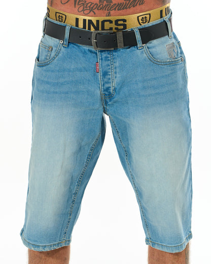 BUCK II (LONG) Men's Shorts LIGHT DENIM