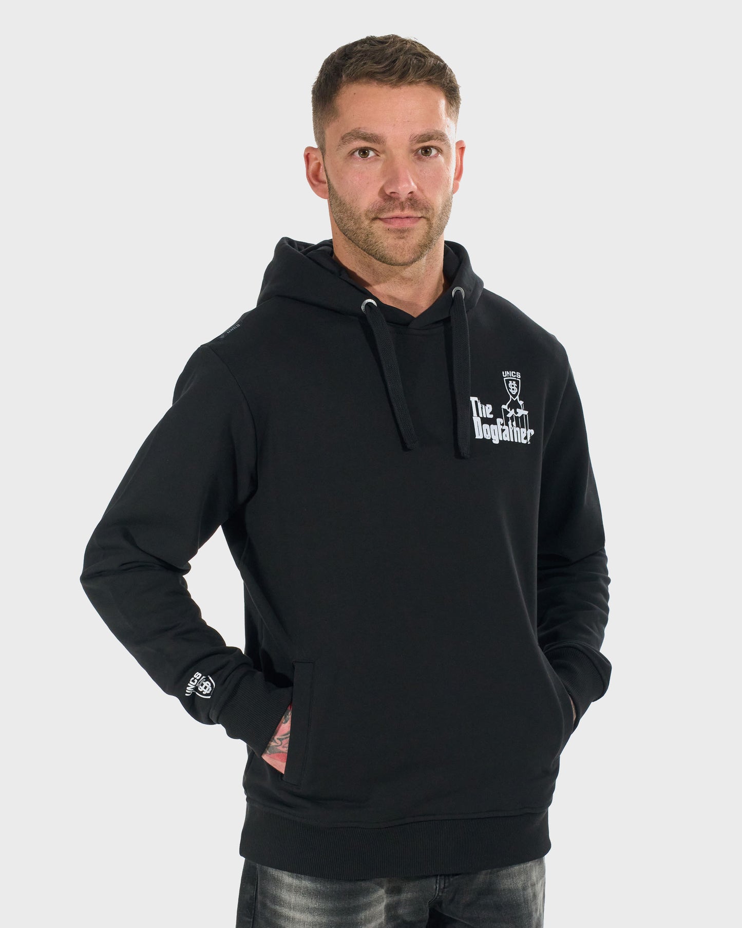 DOGFATHER II Men's Sweatshirt BLACK