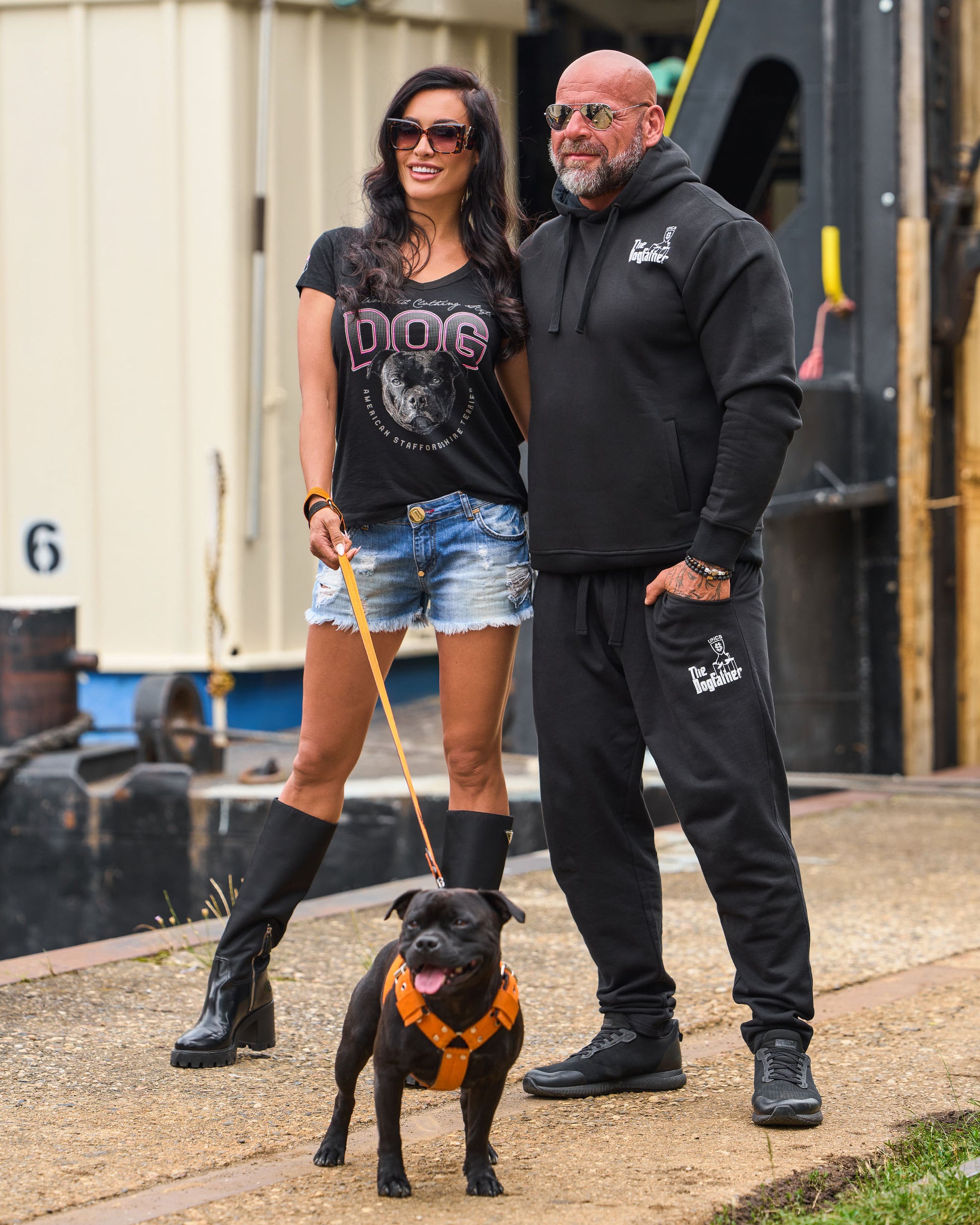 DOGFATHER II Men's Sweatshirt BLACK