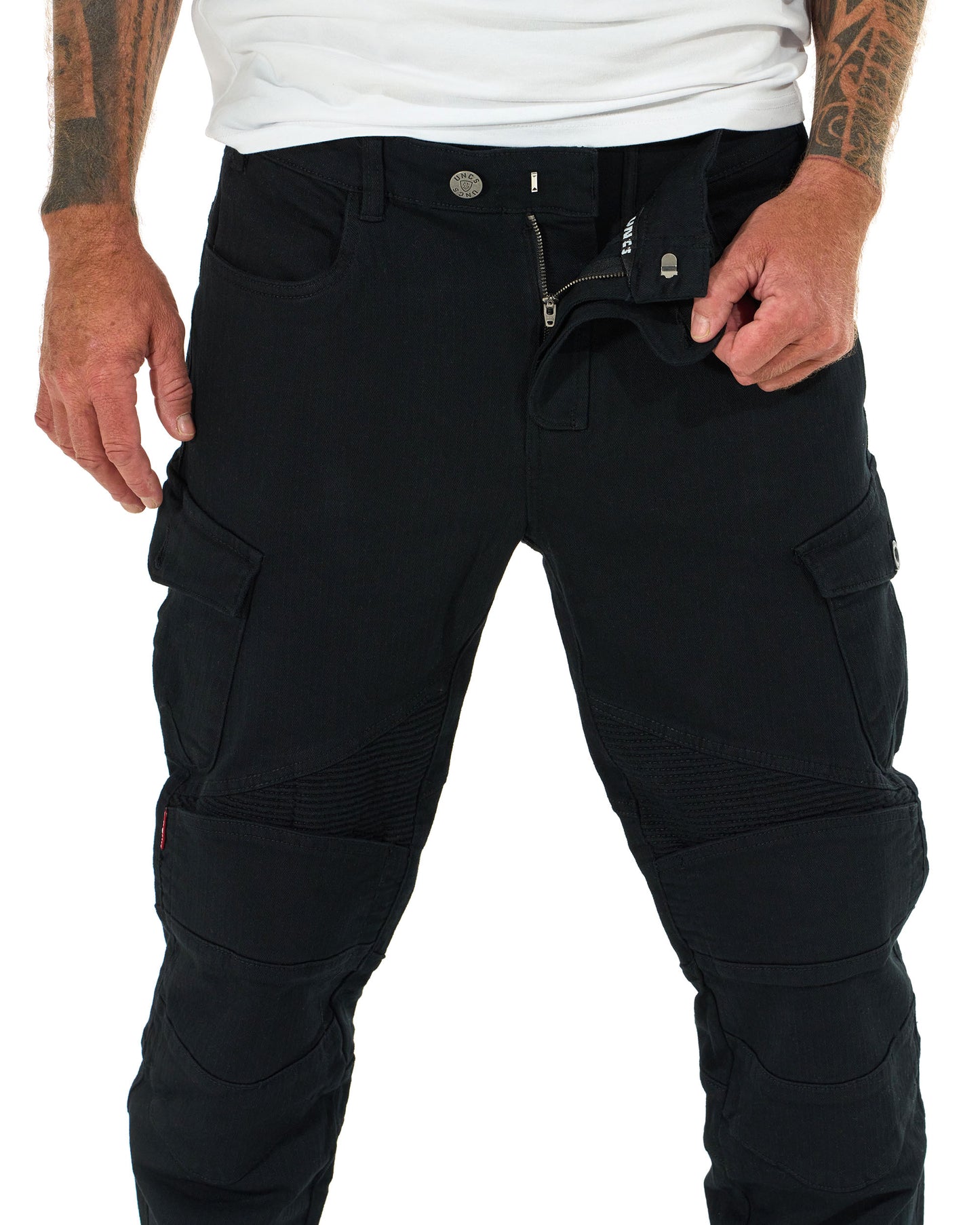 MOTORCYCLE Men's Trousers BLACK
