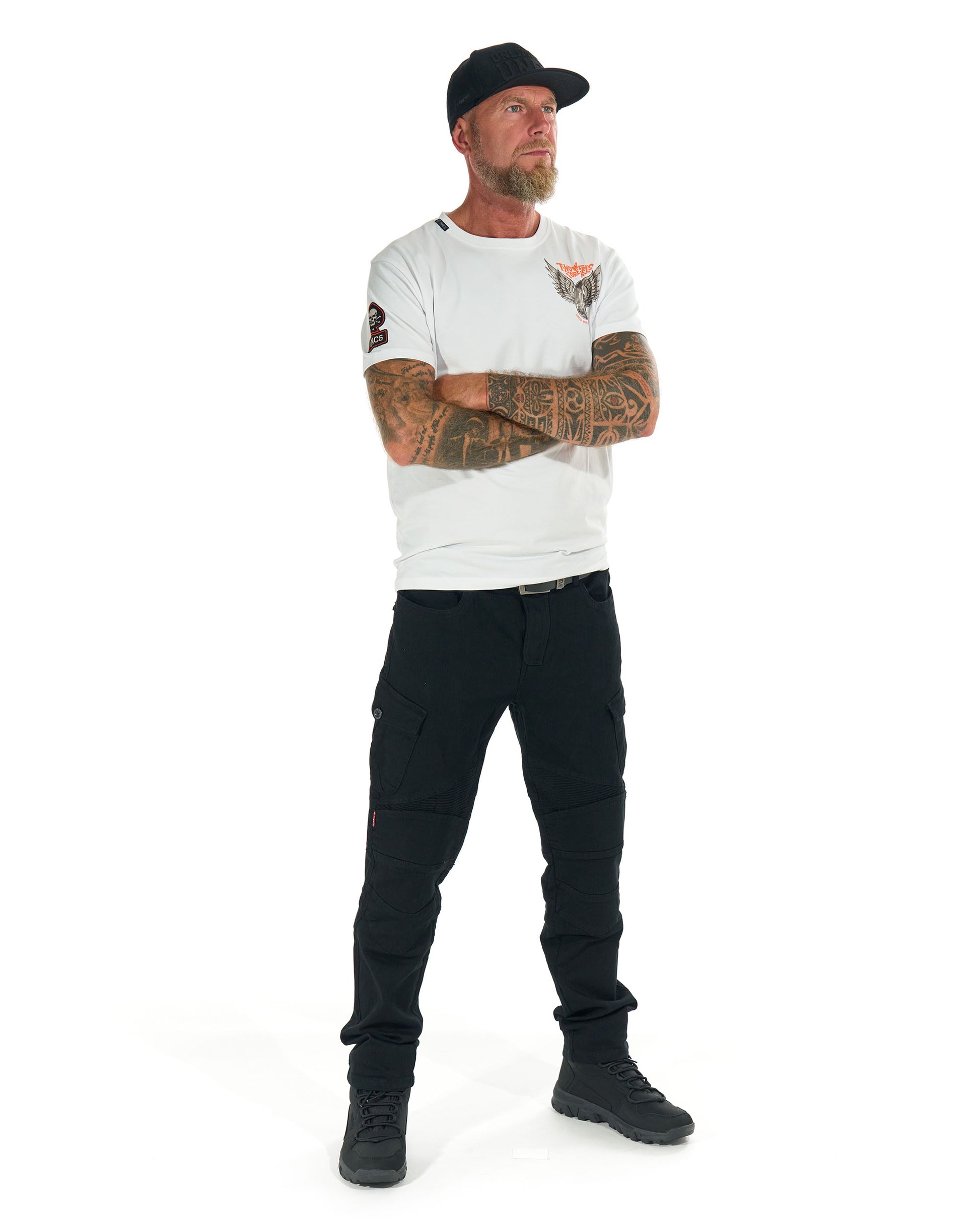 MOTORCYCLE Men's Trousers BLACK