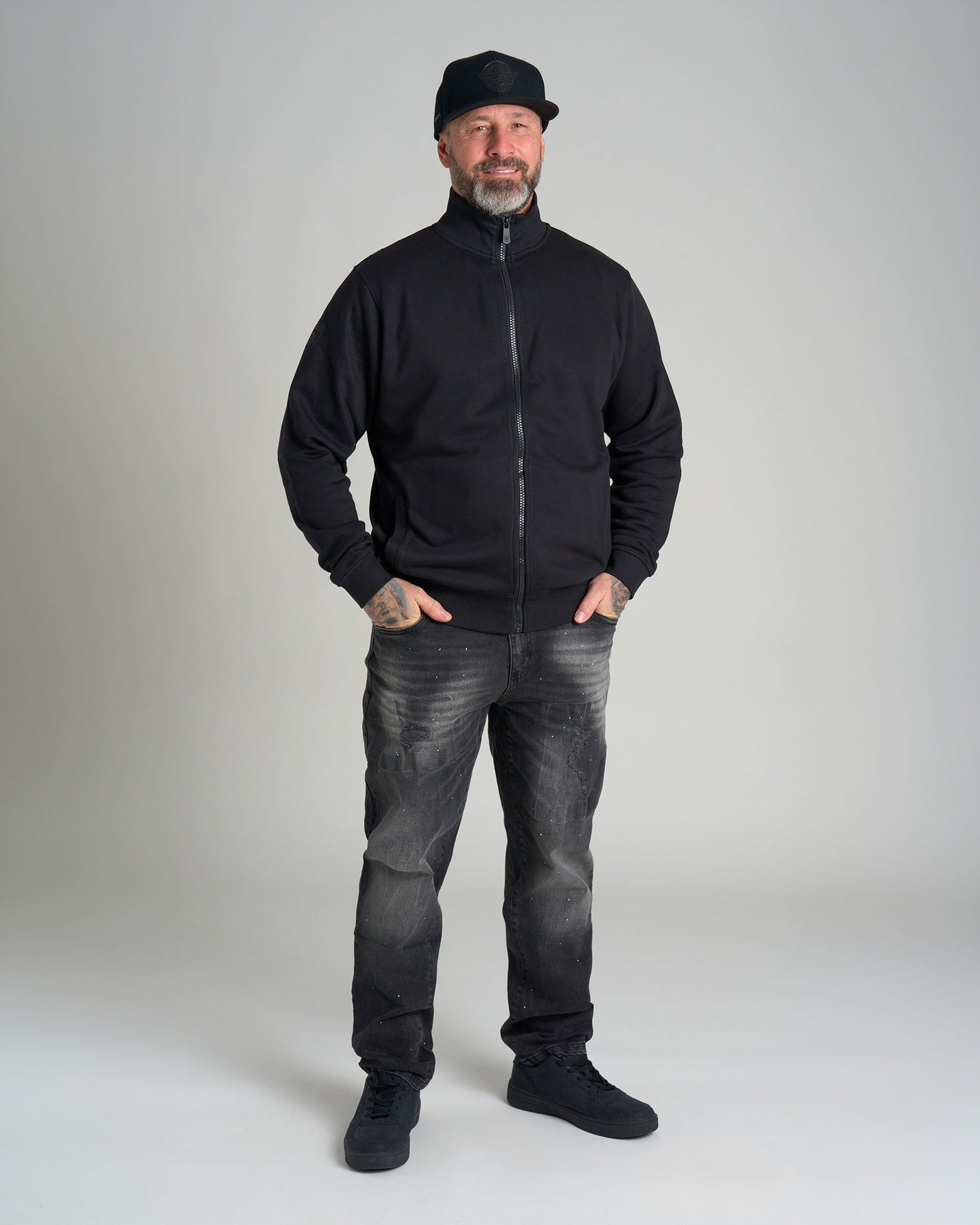 BASIC III Men's Sweatshirt BLACK